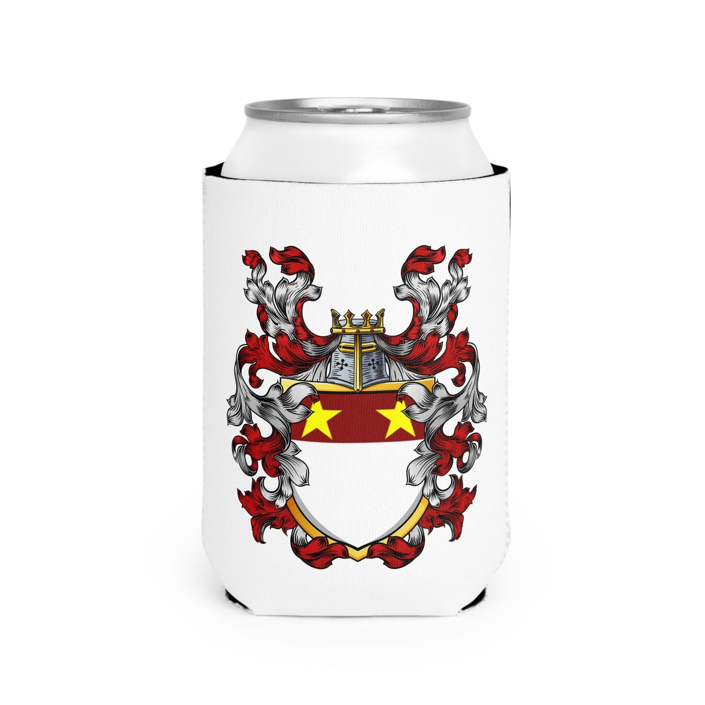 St. John Beer Can Cooler Sleeve, Family Reunion Gift, Personalized Cooler, Custom Drink Sleeve, Party Favor, Outdoor Event Gear