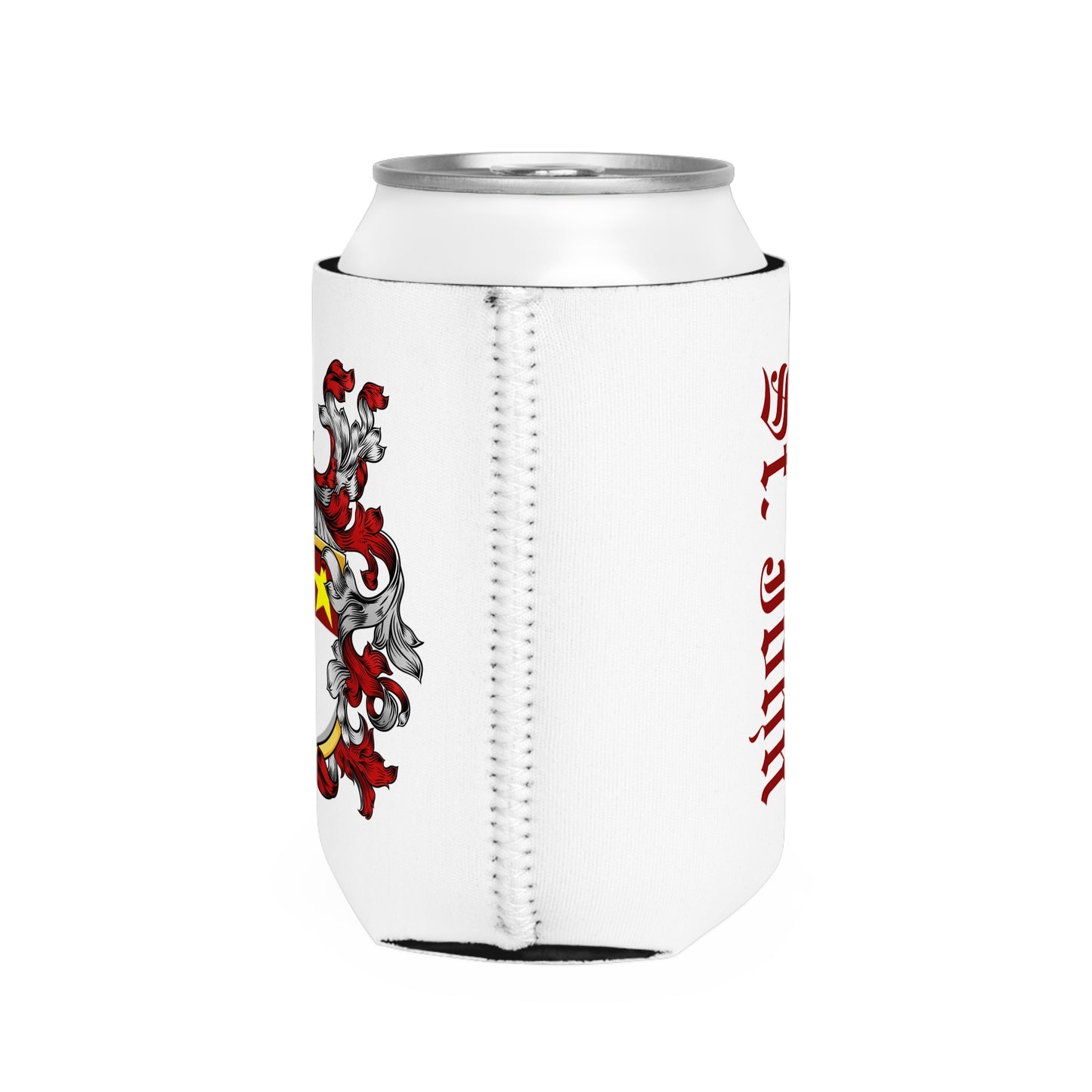 St. John Beer Can Cooler Sleeve, Family Reunion Gift, Personalized Cooler, Custom Drink Sleeve, Party Favor, Outdoor Event Gear