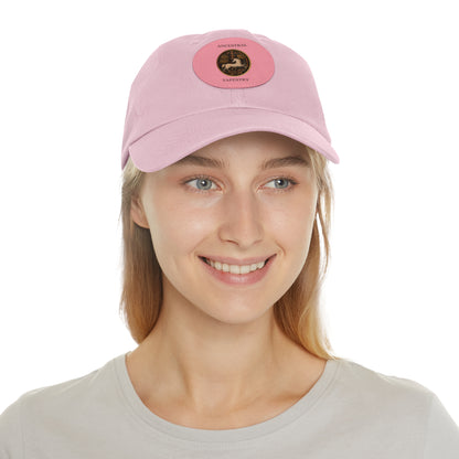 Ancestral Tapestry Vintage Leather Patch Hat