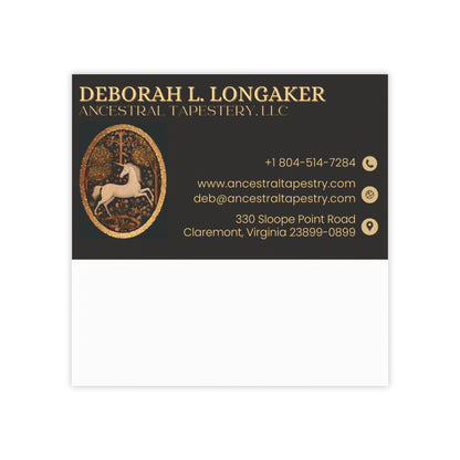 Custom Branded Post-it Note Pads — Personalized Business Contact Sticky Notes