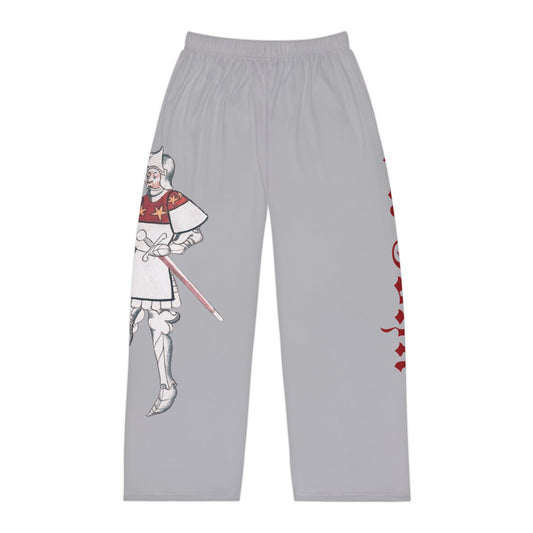 Sir John St. John, Knight-Themed Men's Pajama Pants, Cozy Sleepwear for Men, Perfect for Relaxing Nights, Gift for Father's Day, Pajama Day