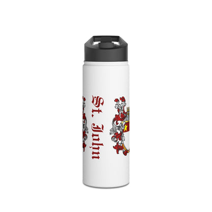 St. John Stainless Steel Water Bottle with Crest Design for St. John, Custom Hydration Gift for Adventurers, Eco-Friendly Travel [...]