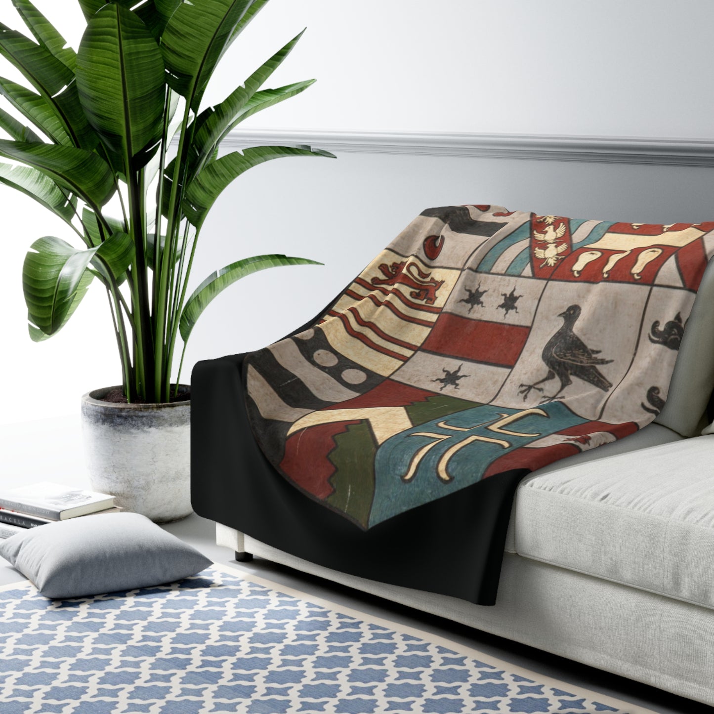 John de Port-St. John & Anne Leighton  Sherpa Fleece Blanket