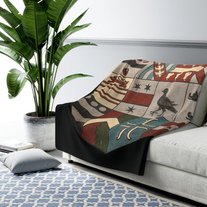 John de Port-St. John & Anne Leighton  Sherpa Fleece Blanket