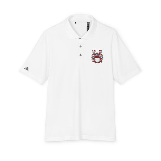 Unisex Performance Polo with Stylish Crest Design, Athletic Shirt for Sports & Everyday Wear, Perfect for Casual Outings, Gifts for Him, Her
