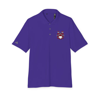 Unisex Performance Polo with Stylish Crest Design, Athletic Shirt for Sports & Everyday Wear, Perfect for Casual Outings, Gifts for Him, Her