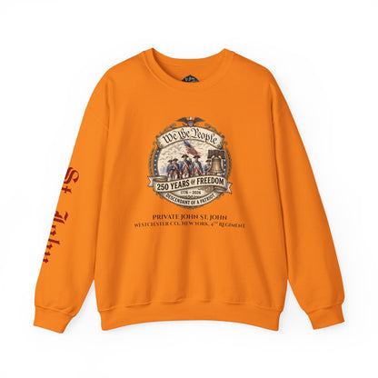 Crewneck Sweatshirt — "We the People: 250 Years of Freedom" Patriotic Graphic