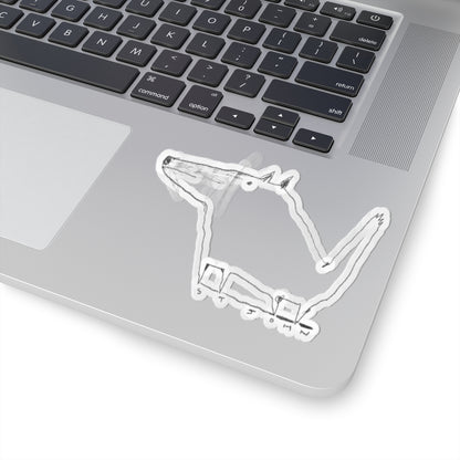 Christopher St. John Art Sketch Kiss-Cut Sticker — Hand-Drawn Whimsical Laptop Decal