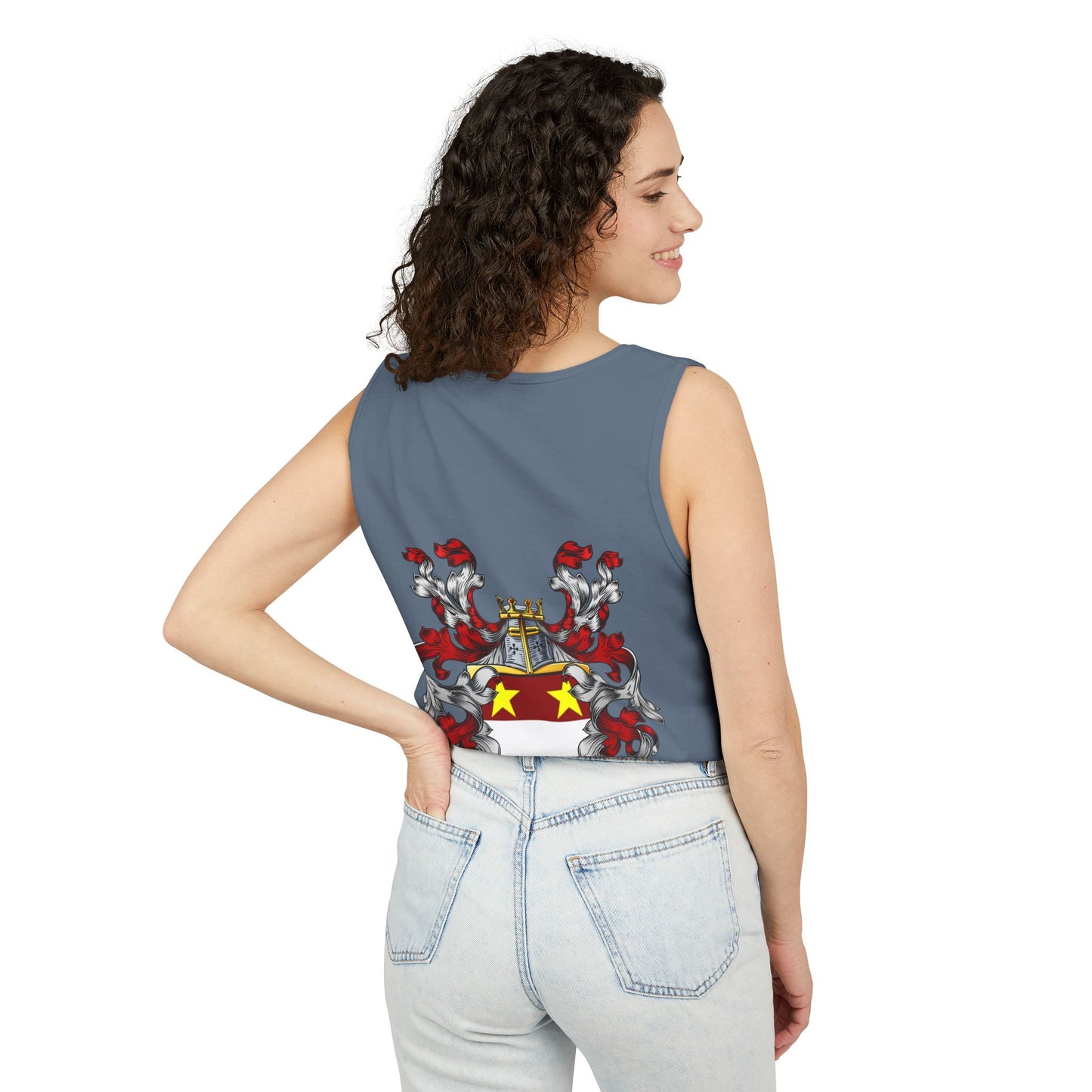 Love Floral Unisex Tank Top, Gift, Summer Apparel, Valentine's Day, Relaxed Fit, Casual Wear, Personalized Style
