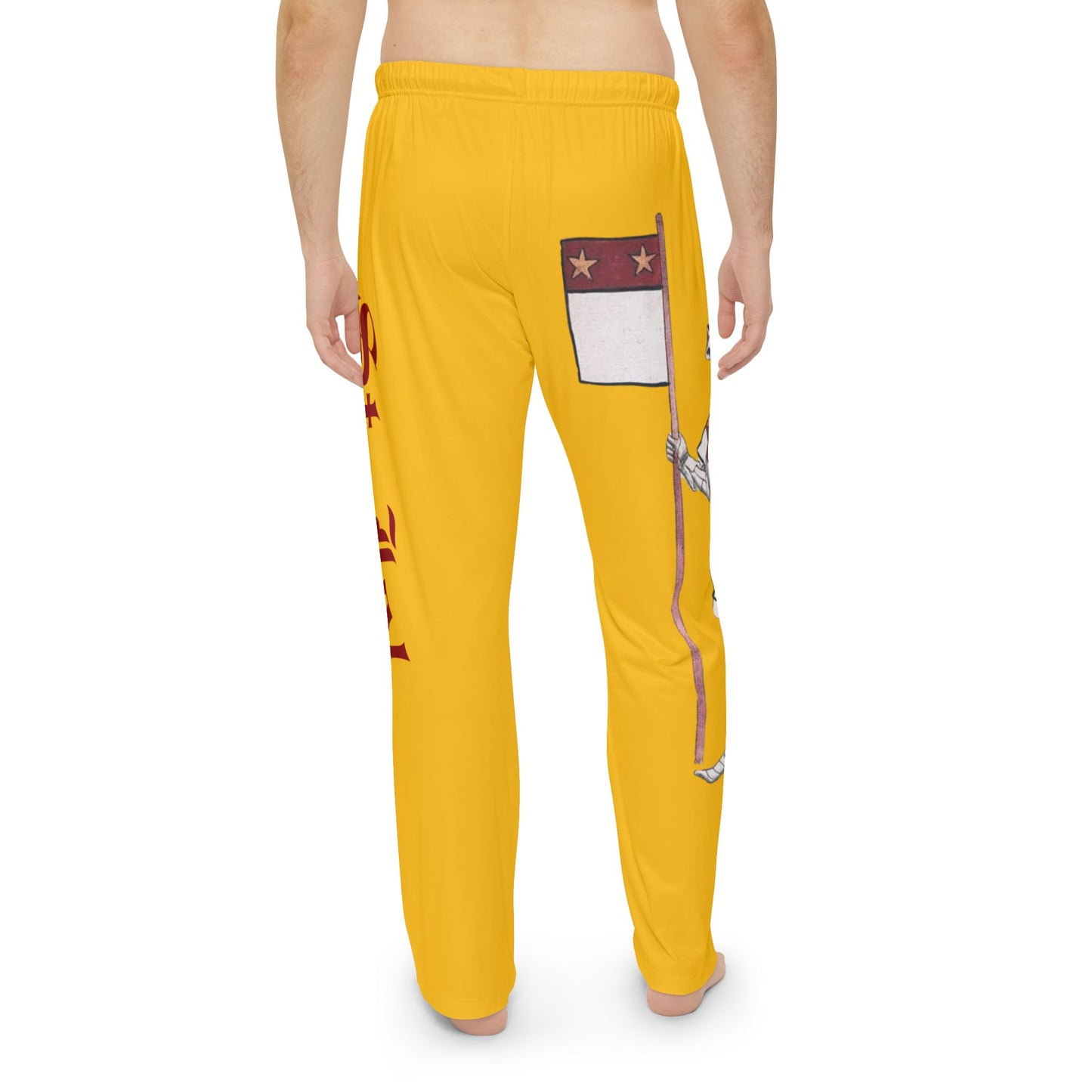Sir John St. John, Knight-Themed Men's Pajama Pants, Cozy Sleepwear for Men, Perfect for Relaxing Nights, Gift for Father's Day, Pajama Day