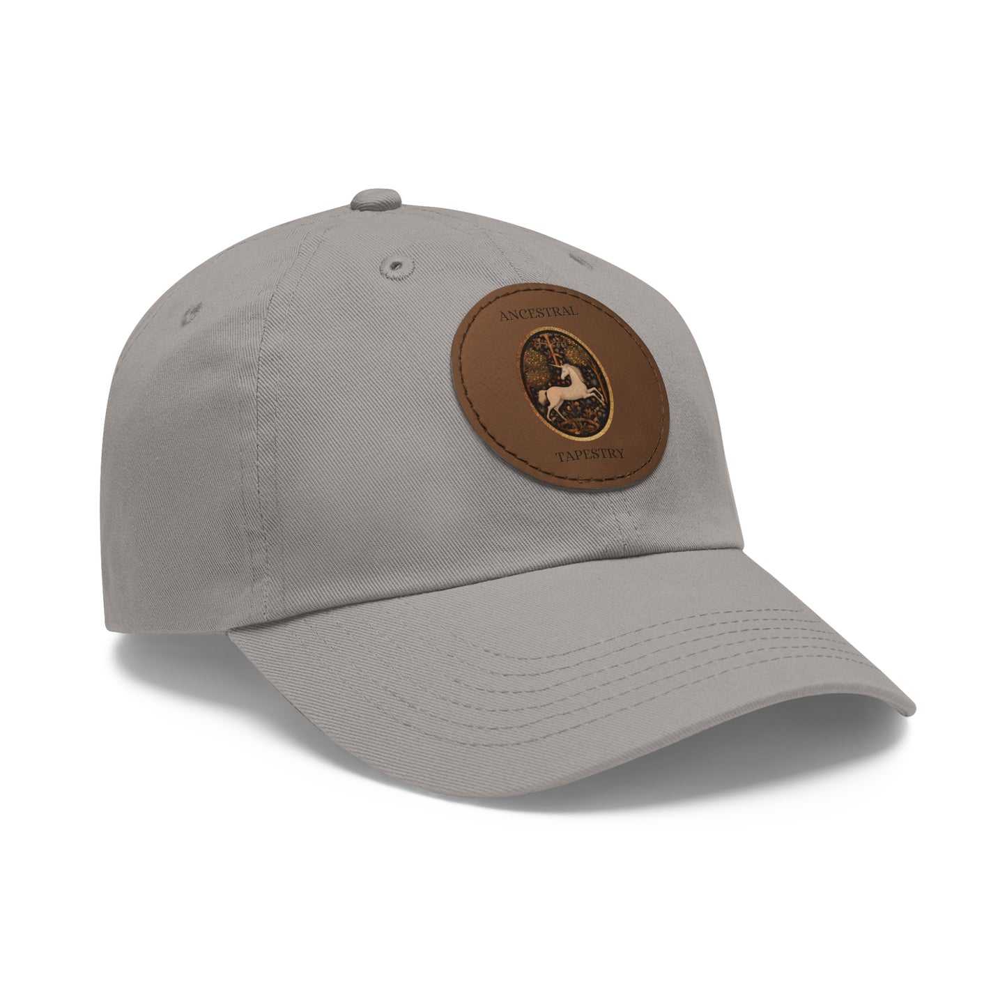 Ancestral Tapestry Vintage Leather Patch Hat