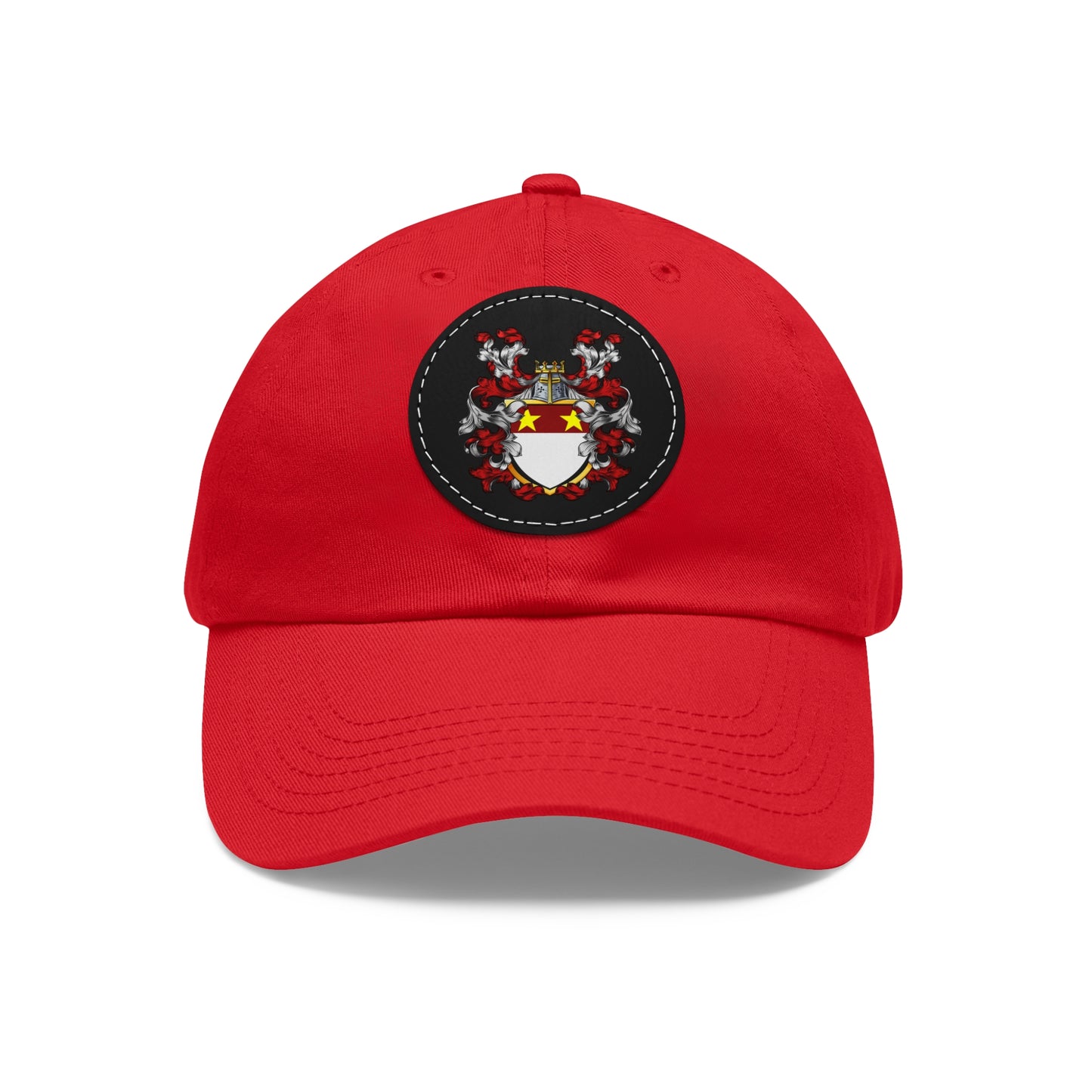 St. John Heraldry Hat with Leather Patch (Round)