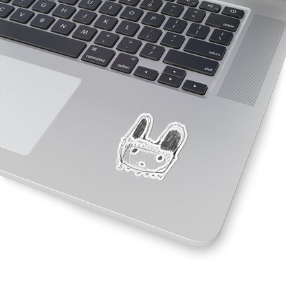 Christopher St. John Art Sketch Kiss-Cut Sticker — Hand-Drawn Whimsical Laptop Decal