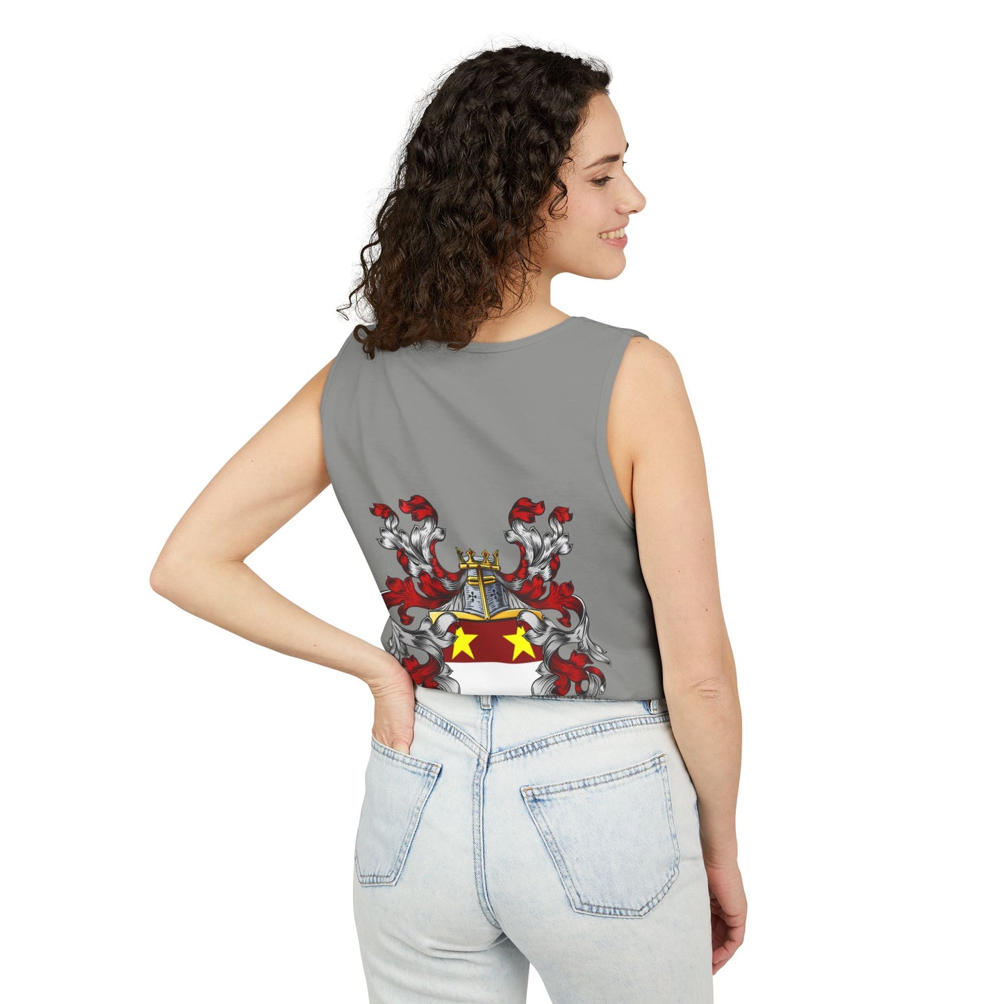 Love Floral Unisex Tank Top, Gift, Summer Apparel, Valentine's Day, Relaxed Fit, Casual Wear, Personalized Style