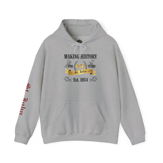 Heritage-Inspired Hooded Sweatshirt | Making History Design for Pride, Family Events, Anniversaries, Personalized Gifts, Cozy Fashion