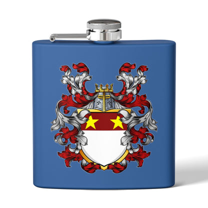 St. John Heraldry Stainless Steel Flask, 6oz
