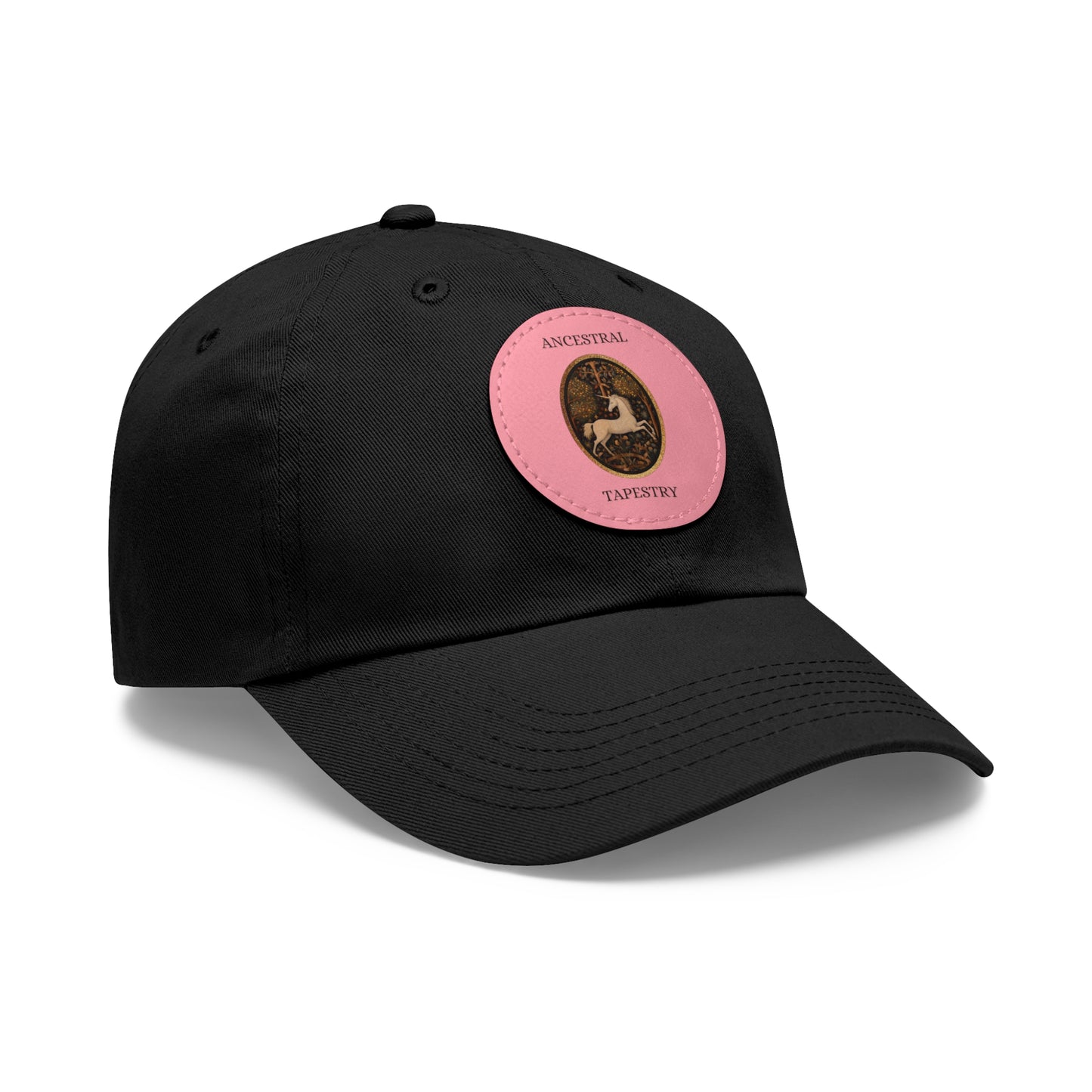 Ancestral Tapestry Vintage Leather Patch Hat
