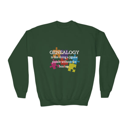 Colorful Genealogy Youth Crewneck Sweatshirt, Family History Sweatshirt, Cozy Puzzle Design, Gift for Genealogy Lovers, Unique Family [...]
