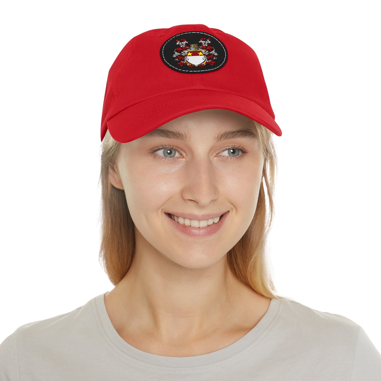 St. John Heraldry Hat with Leather Patch (Round)