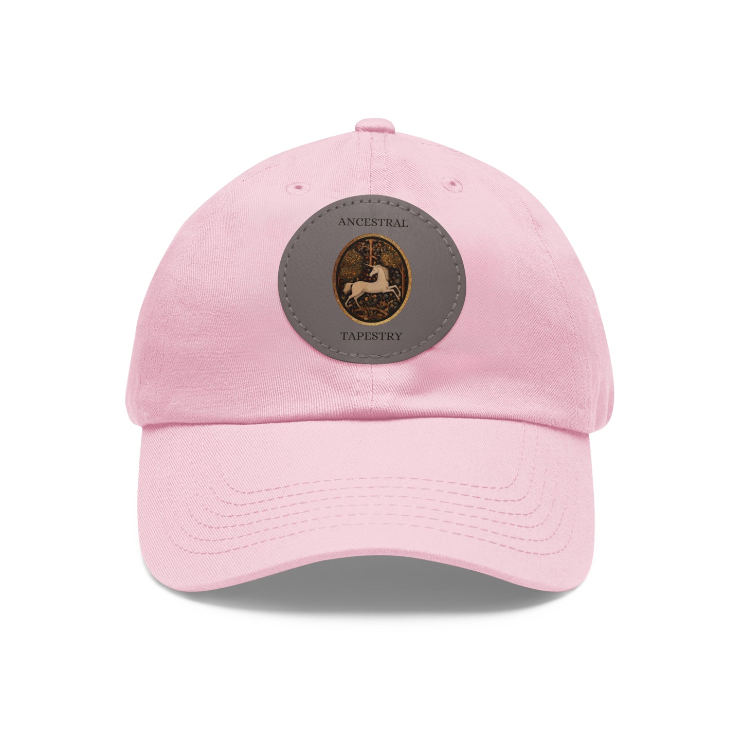 Ancestral Tapestry Vintage Leather Patch Hat