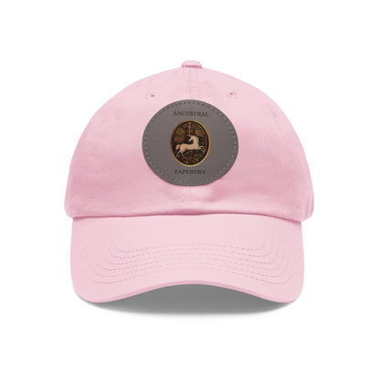 Ancestral Tapestry Vintage Leather Patch Hat