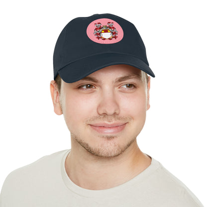 St. John Heraldry Hat with Leather Patch (Round)