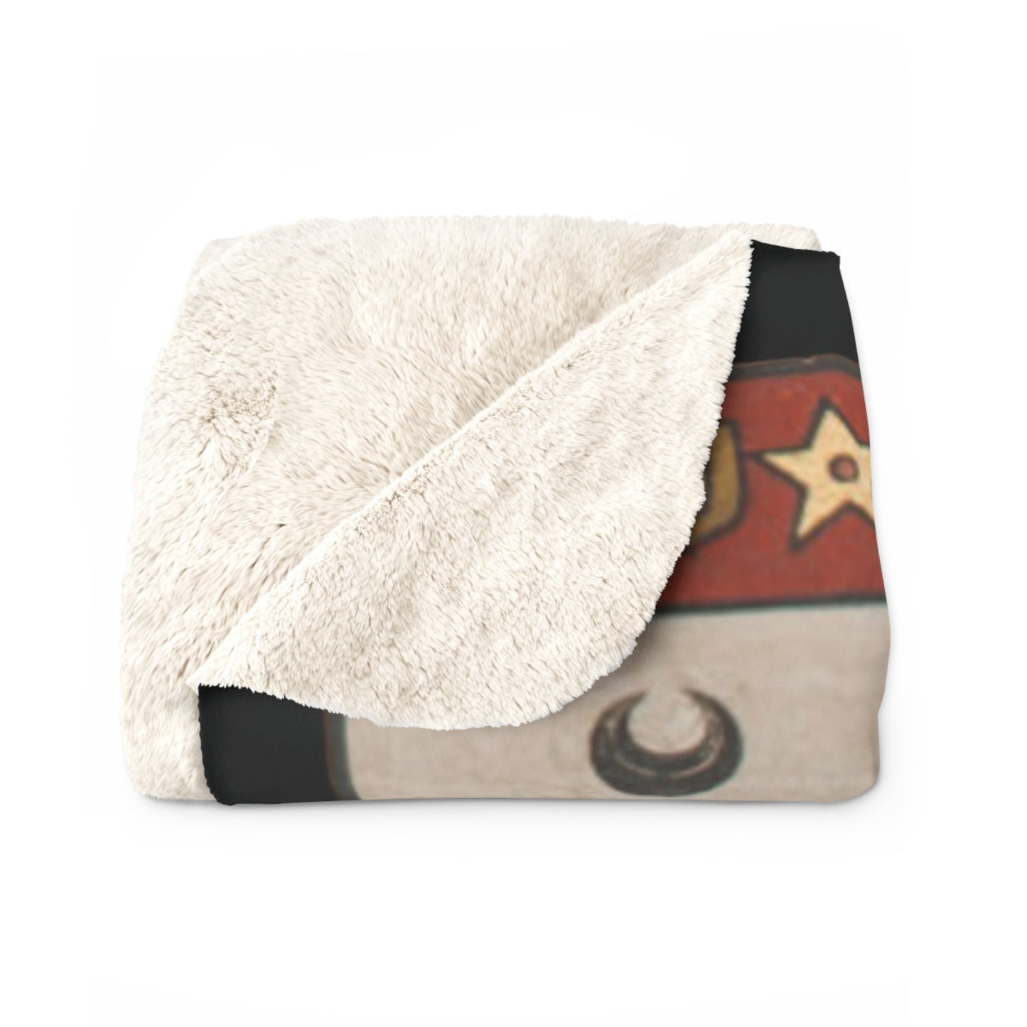 John de Port-St. John & Anne Leighton  Sherpa Fleece Blanket