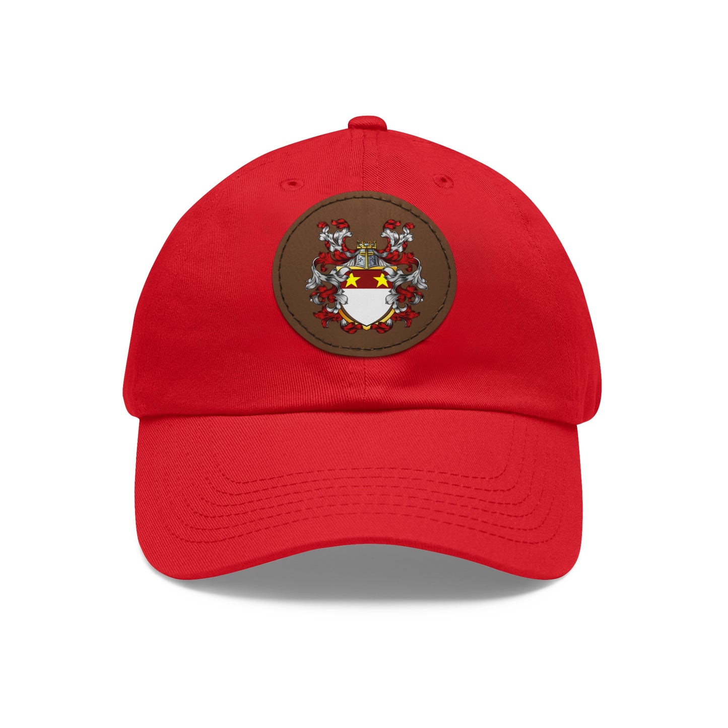 St. John Heraldry Hat with Leather Patch (Round)