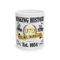 FREE SHIPPING: St. John 970 Years Anniversary Ceramic Mug – "Making History" Est. 1054