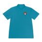 Men's Custom Sport Polo Shirt with Unique Crest Design, Casual Wear, Gift for Dad, Father’s Day, Sports Events, Summer Outing