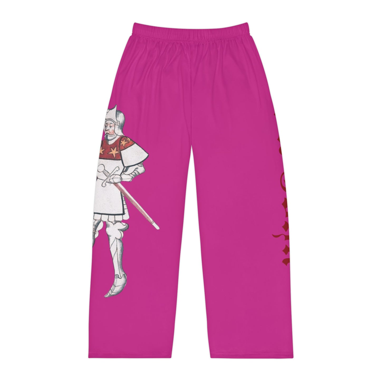 Sir John St. John, Knight-Themed Men's Pajama Pants, Cozy Sleepwear for Men, Perfect for Relaxing Nights, Gift for Father's Day, Pajama Day