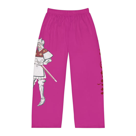 Sir John St. John, Knight-Themed Men's Pajama Pants, Cozy Sleepwear for Men, Perfect for Relaxing Nights, Gift for Father's Day, Pajama Day