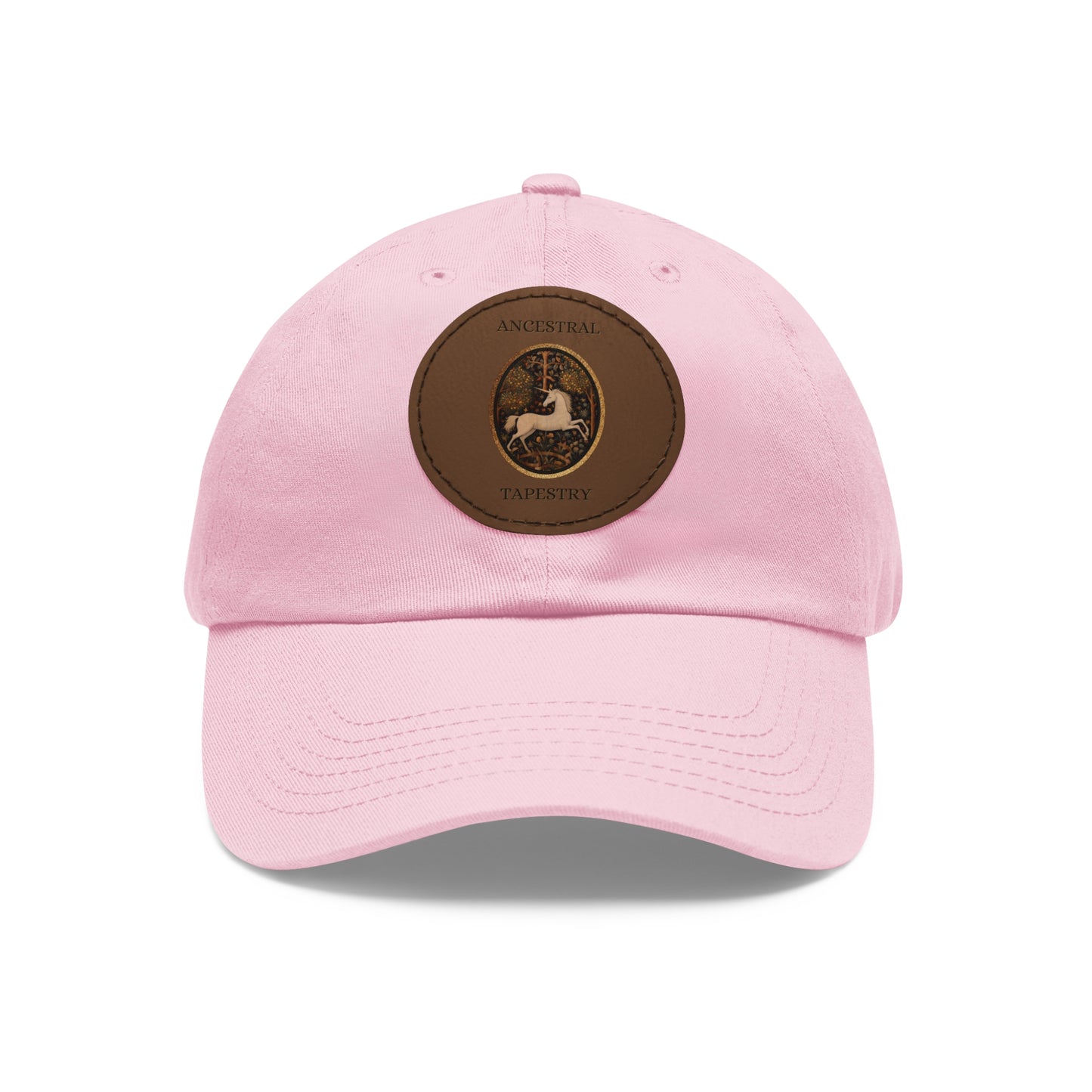 Ancestral Tapestry Vintage Leather Patch Hat