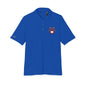 Unisex Performance Polo with Stylish Crest Design, Athletic Shirt for Sports & Everyday Wear, Perfect for Casual Outings, Gifts for Him, Her