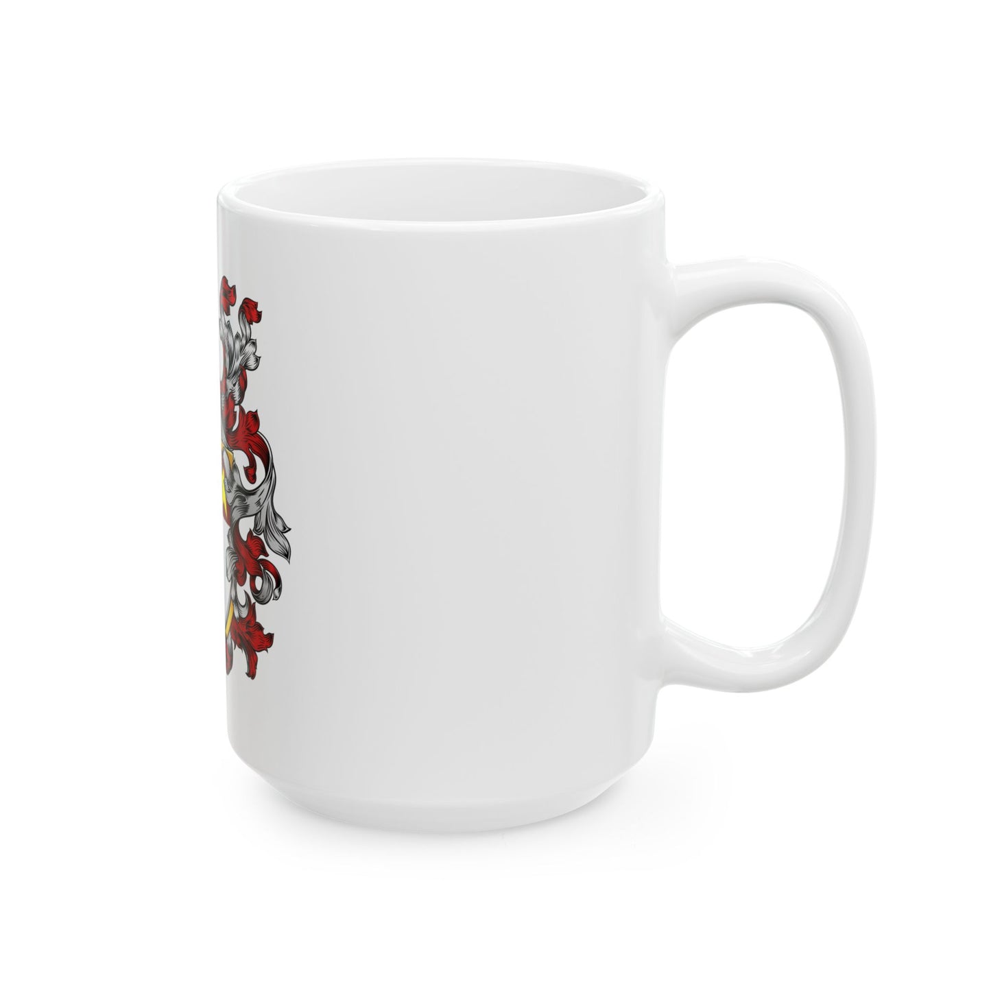 St. John Heraldic Coat of Arms Ceramic Mug —  (11oz/15oz)