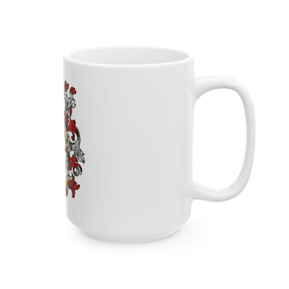 St. John Heraldic Coat of Arms Ceramic Mug —  (11oz/15oz)
