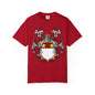 Personalized Heraldic Crest T-Shirt, Family Reunion Attire, Gift for Heritage Lovers, Unique Apparel for Celebrations