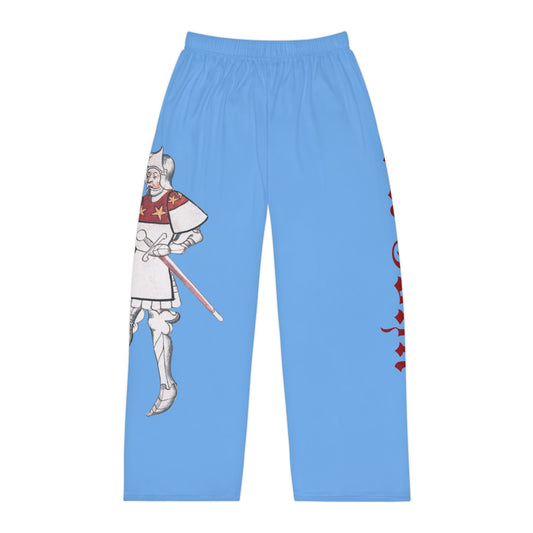 Sir John St. John, Knight-Themed Men's Pajama Pants, Cozy Sleepwear for Men, Perfect for Relaxing Nights, Gift for Father's Day, Pajama Day