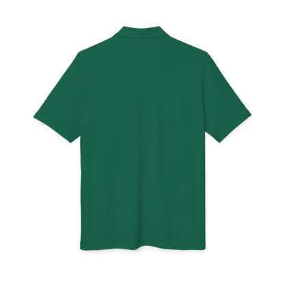 Unisex Performance Polo with Stylish Crest Design, Athletic Shirt for Sports & Everyday Wear, Perfect for Casual Outings, Gifts for Him, Her