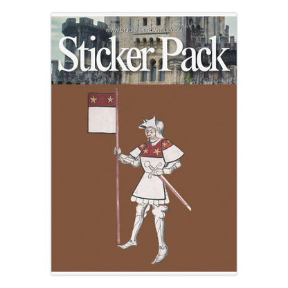 St. John Medieval Knight Sticker Pack