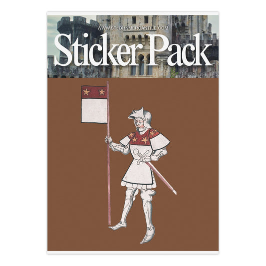 St. John Medieval Knight Sticker Pack