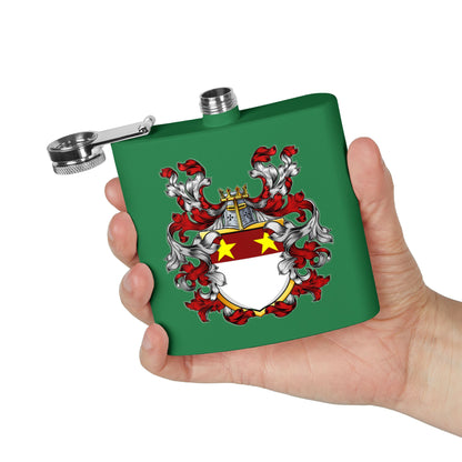 St. John Heraldry Stainless Steel Flask, 6oz