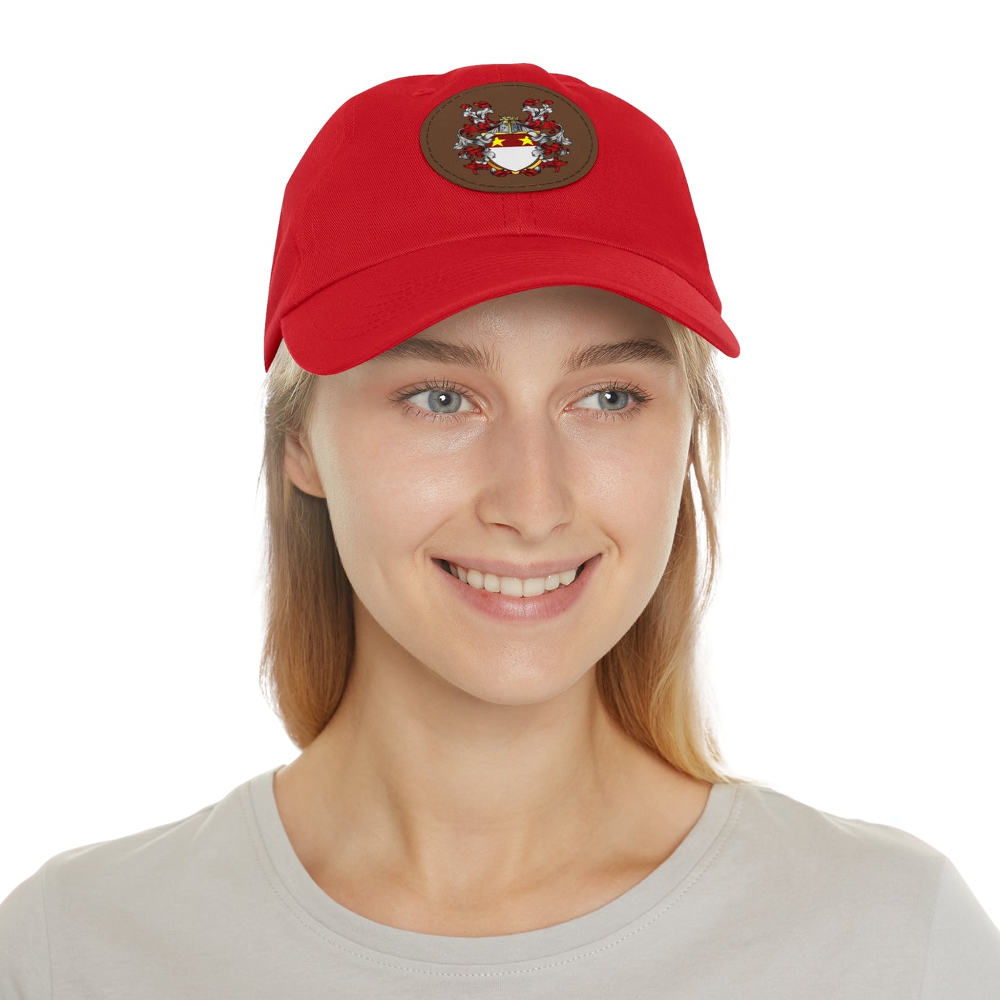 St. John Heraldry Hat with Leather Patch (Round)