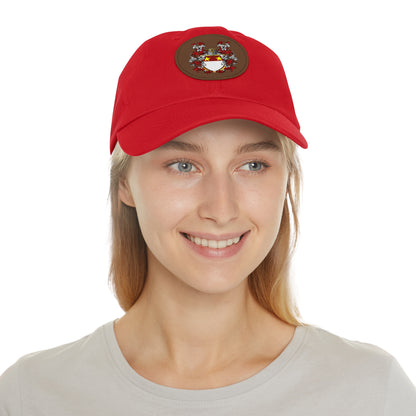 St. John Heraldry Hat with Leather Patch (Round)