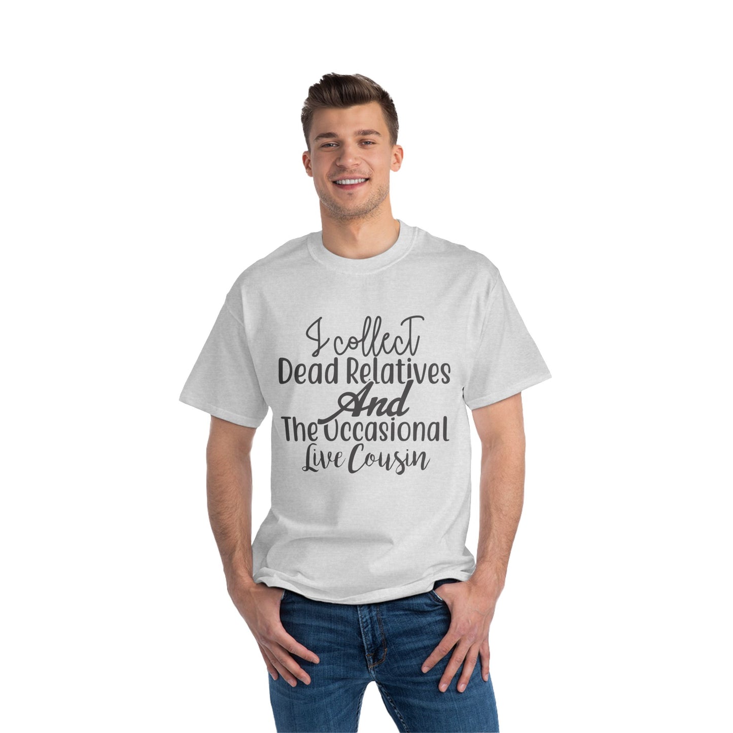 I Collect Dead Relatives and the Occasional Live Cousin St. John Heraldry T-Shirt