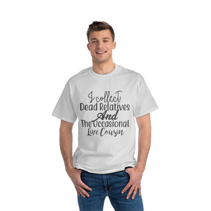 I Collect Dead Relatives and the Occasional Live Cousin St. John Heraldry T-Shirt