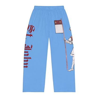 Sir John St. John, Knight-Themed Men's Pajama Pants, Cozy Sleepwear for Men, Perfect for Relaxing Nights, Gift for Father's Day, Pajama Day