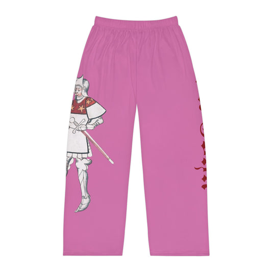 Sir John St. John, Knight-Themed Men's Pajama Pants, Cozy Sleepwear for Men, Perfect for Relaxing Nights, Gift for Father's Day, Pajama Day