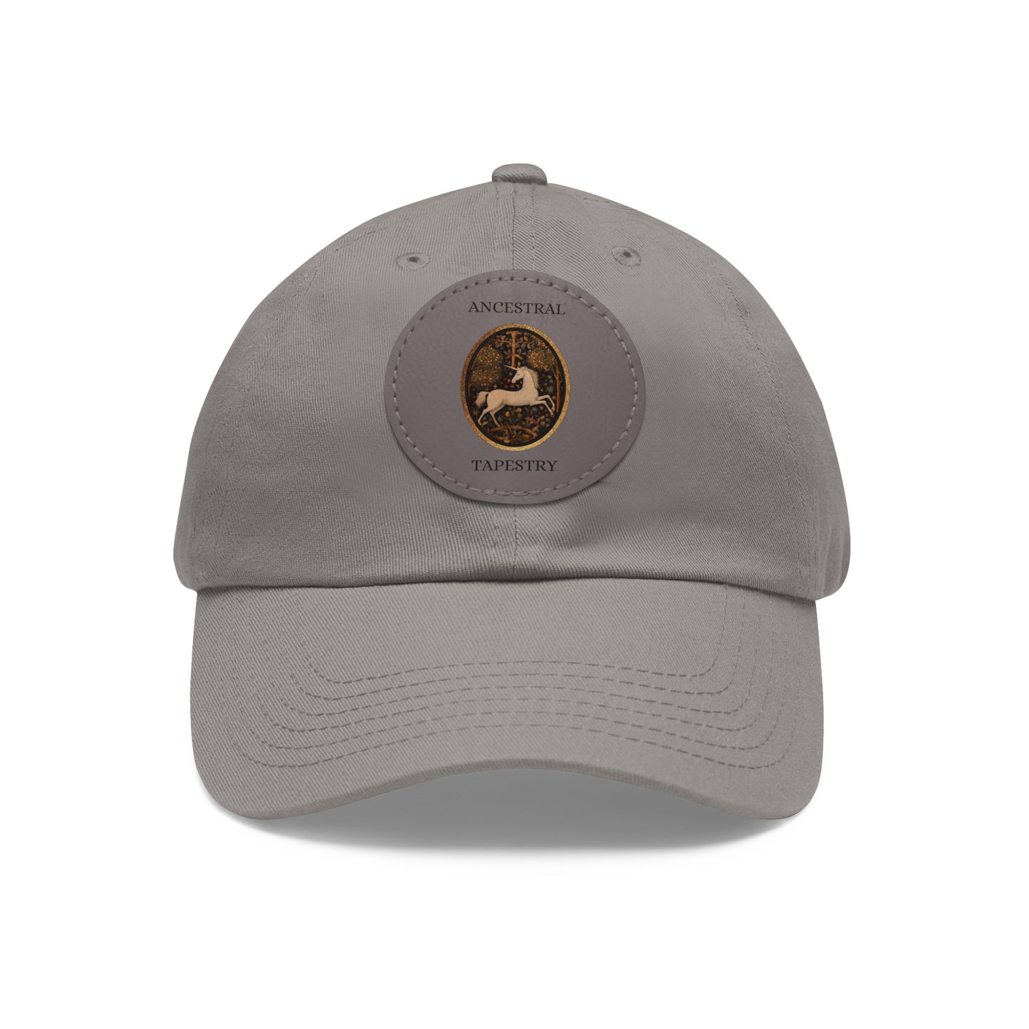 Ancestral Tapestry Vintage Leather Patch Hat