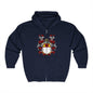 St.John Heraldry Full Zip Hoodie,  History Sweatshirt, Personalized Family Hoodie, Custom Zip Up, Unisex Hooded Sweatshirt, Gift for Generations